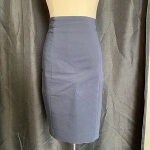 Navy blue H&M pencil skirt